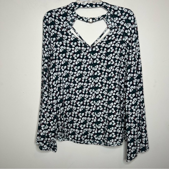 ENTRO Multicolor Choker Blouse - Picture 4 of 7